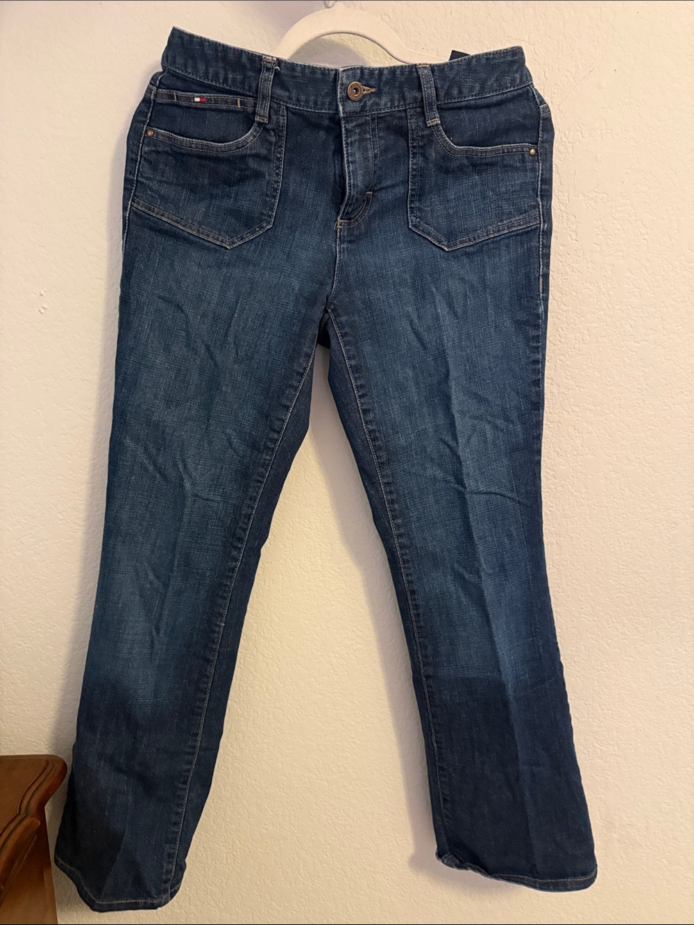 Tommy Hilfiger Women's Dark Blue Boot Cut Jeans